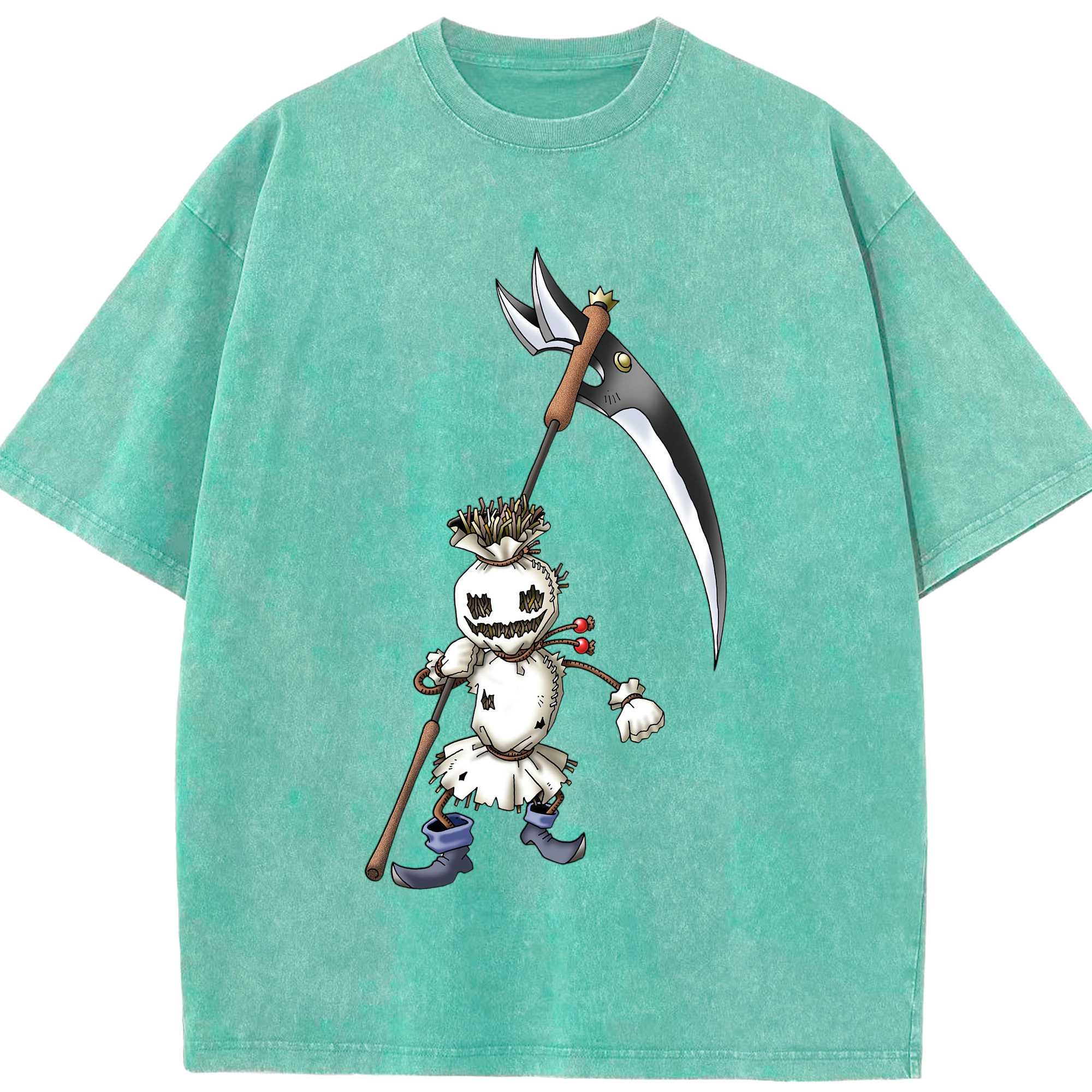 （画像用） ドラゴンクエスト Doragon Kuesuto Dragon Quest 綿100% ヴィンテージ風 半袖Tシャツ（フロントプリント）